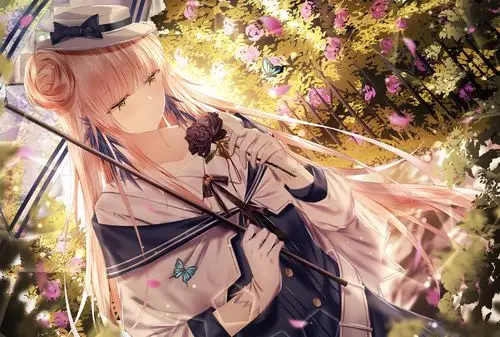 [壁纸]灯火 甲铁城的卡巴内瑞 明日方舟 女孩水手服 高清4k动漫壁纸