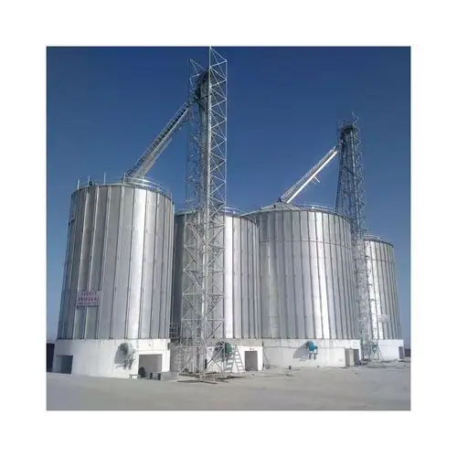 大型粮仓 2000吨小麦稻谷立筒仓 储粮用钢板仓-阿里巴巴