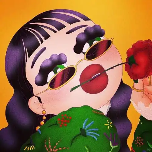 插画师笔下的胖女孩好可爱的个性