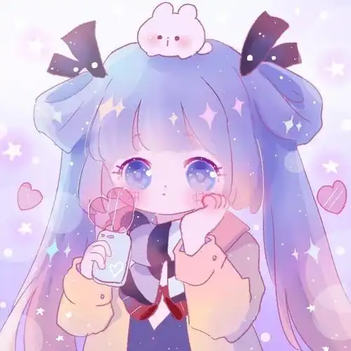 呆萌可爱的卡通动漫女生头像图片大全 可爱萌萌哒少女心_女生动漫头像