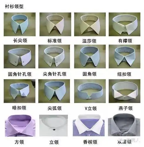 男士衬衫领子种类有哪些?如何正确选对衬衫领?