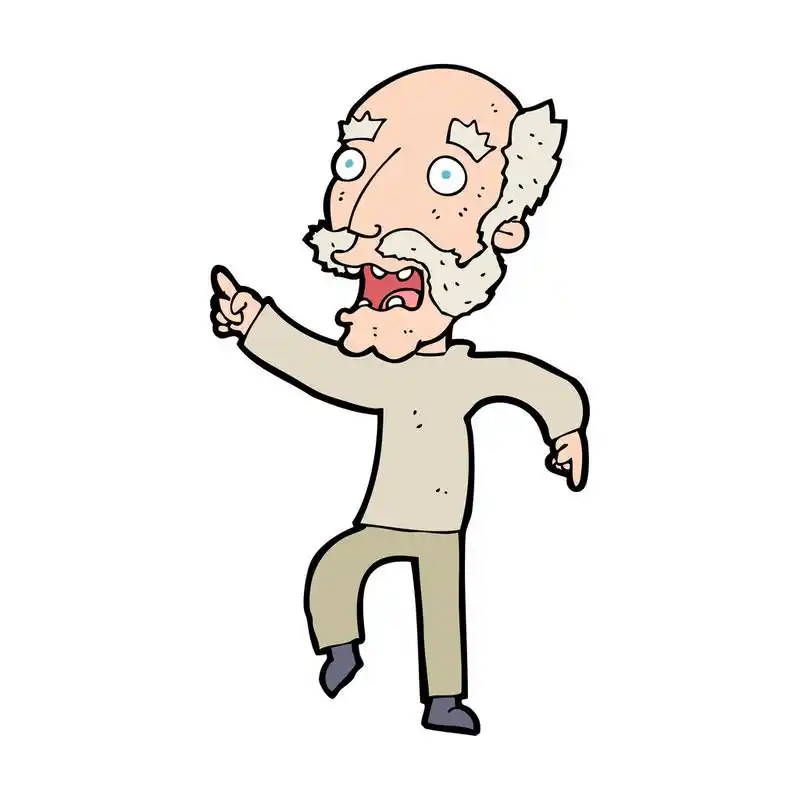 卡通人物,卡通老人