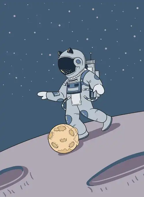 治愈系宇航员|插画|商业插画|一团柔软的云 - 原创作品 - 站酷 (zcool