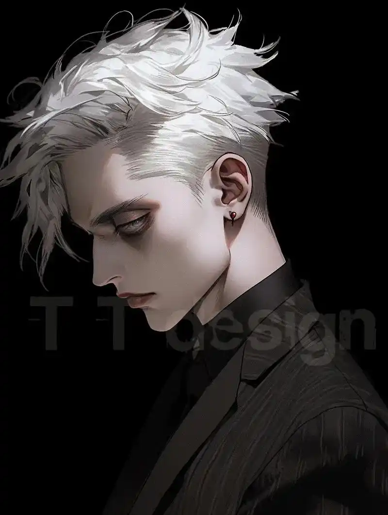 厌世脸.#高级感 #禁欲系 #男生头像 - 抖音