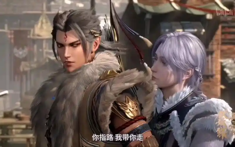 国产动漫天宝伏妖录第二季狼鹿cp黎明星莫日根和陆许请现在立刻马上