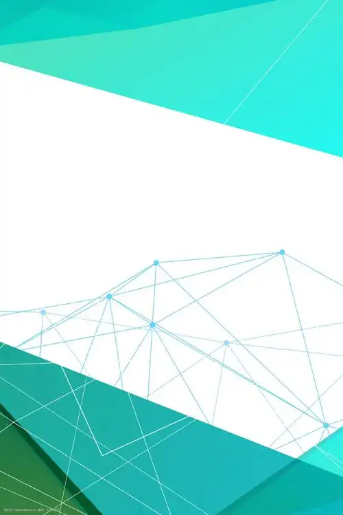 简约几何不规则图形商务大气招聘背景