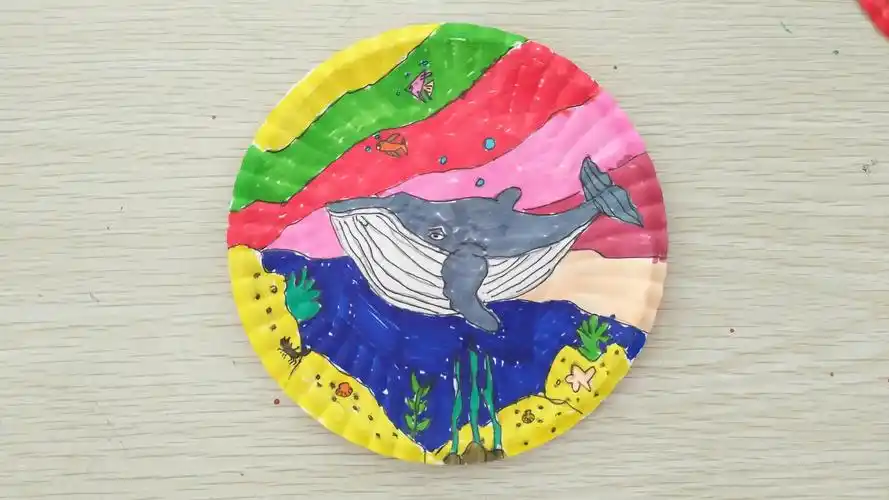 圆盘艺术--云天化中学小学部201601学生劳动作业