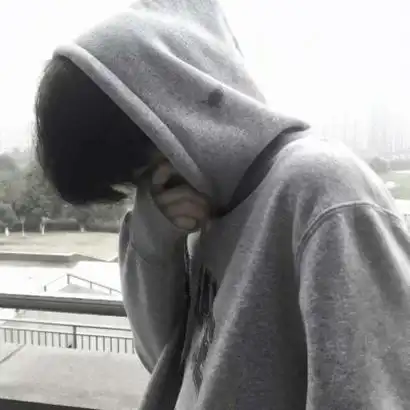 暗黑系男头 高清真人的丧头像暗黑男头图片_男生头像_美头网