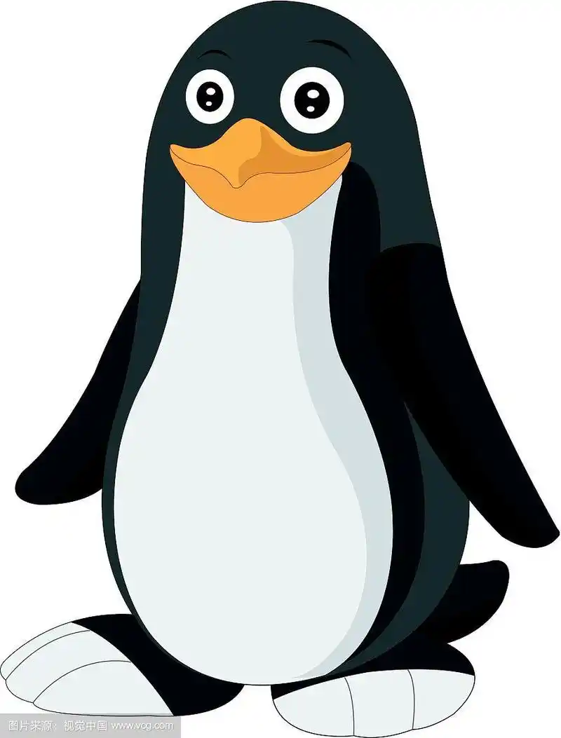 可爱的企鹅,插图