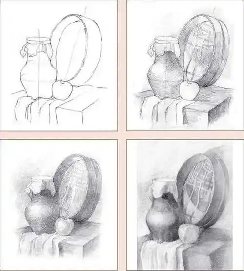 头条专栏又到周末,分享一些素描几何体和静物的教程.