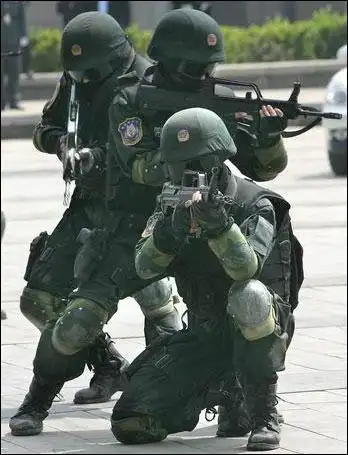 武警部队在北京为这支部队举行命名仪式