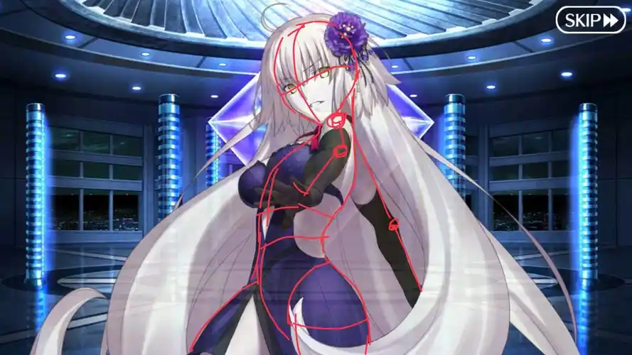 [艺术审美e-]国服新宿再次激发了我对黑贞立绘的吐槽,真的好奇怪啊!