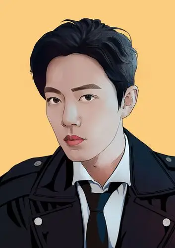 插画肖战