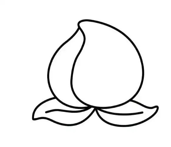 蜜桃儿和小对象简笔画