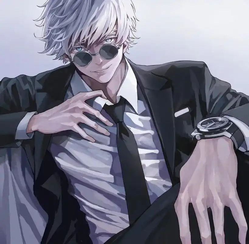 瘦瘦的老爷们 他不帅吗?#动漫头像 #二次元 #眼神杀 - 抖音