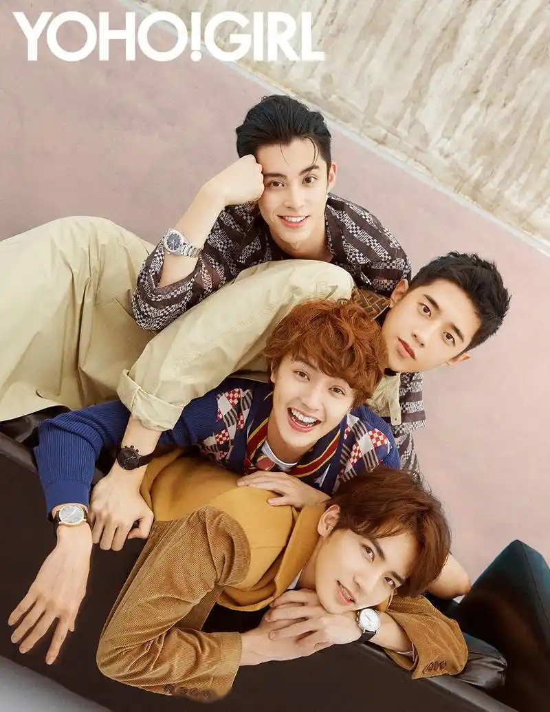 流星花园#《流星花园》热播,f4王鹤棣,官鸿,梁靖康和吴希泽人气慈热