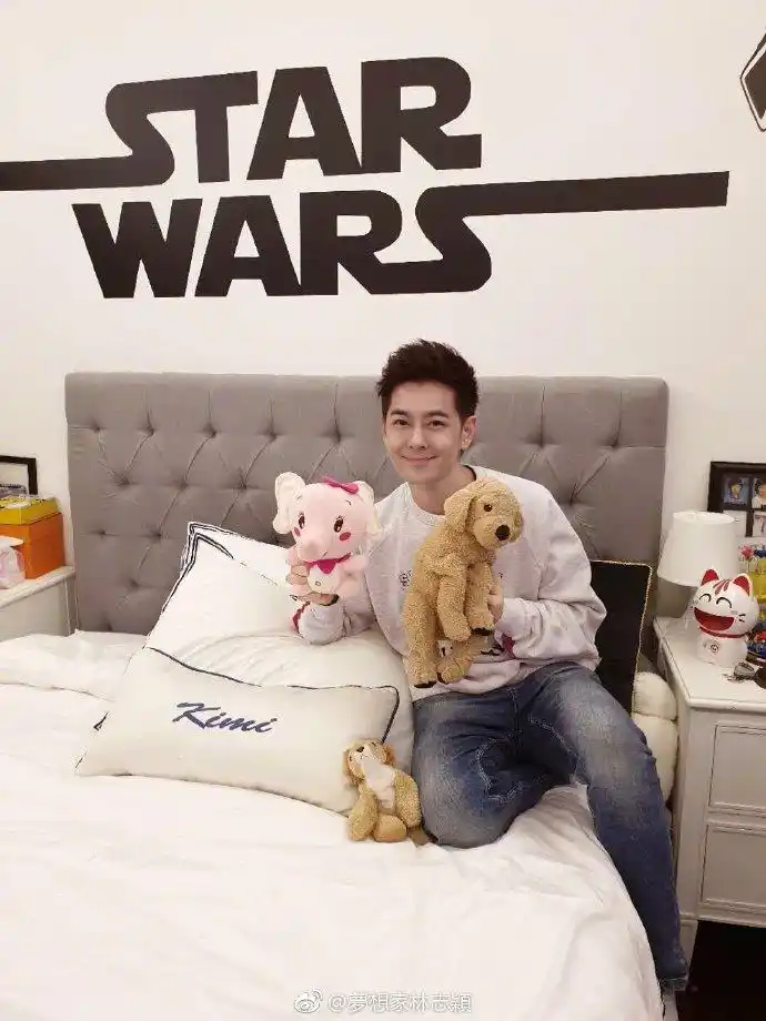 kimi最爱的小黄又多了一个新伙伴红色小象,现在每天都要抱着他们两个