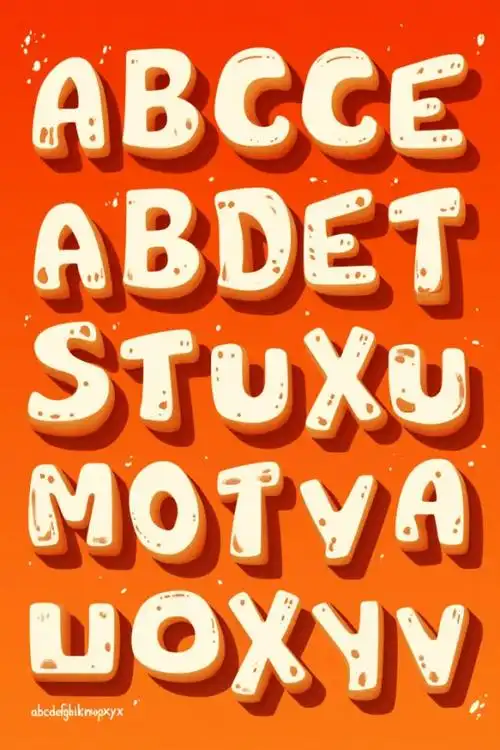 艺术字母字体设计