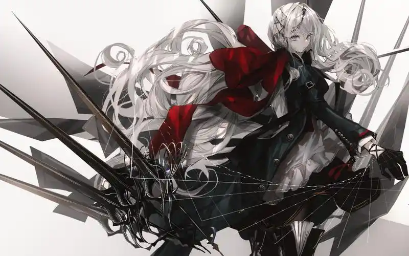 暗黑系机械美少女美图黑暗系动漫图片壁纸