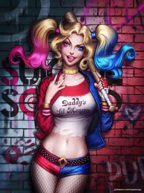 小丑女哈莉奎茵 棒球棒harley quinn