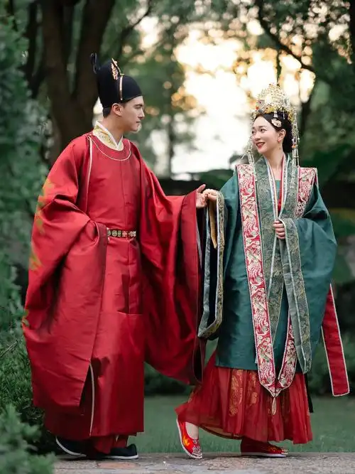 宋制汉服婚纱照太绝啦