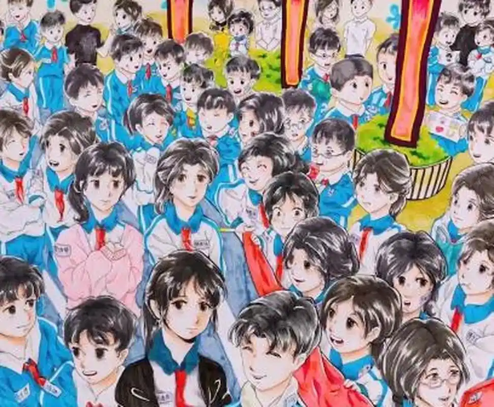 六年级小学生通过课余时间,历时2个月为全班41名同学和6位老师做了一