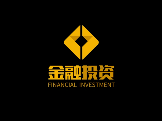 金色简约商务金融投资公司logo设计
