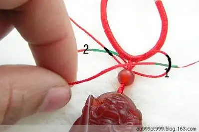 玉坠挂绳打结方法图(详细步骤)