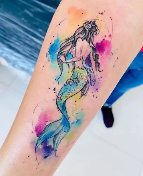 美人鱼纹身分享重庆纹身