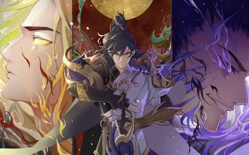 王者荣耀绘画一念神魔李信