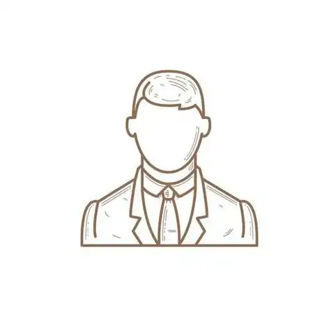 商务人士着装简笔画