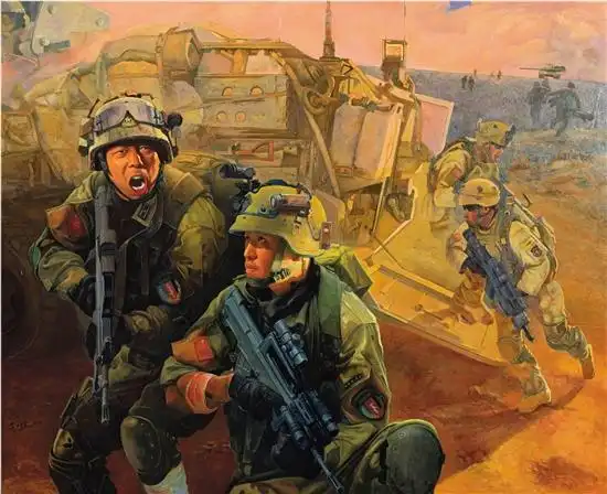 浓墨重彩绘就强军画卷—第15届全军美术作品展北京开幕_全国艺讯_艺术