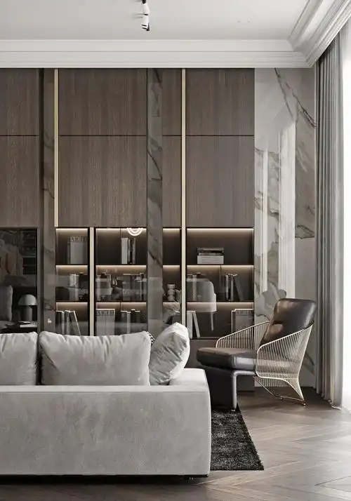 西安全屋定制宅尚木品:轻奢高级灰,低调且华丽的设计!