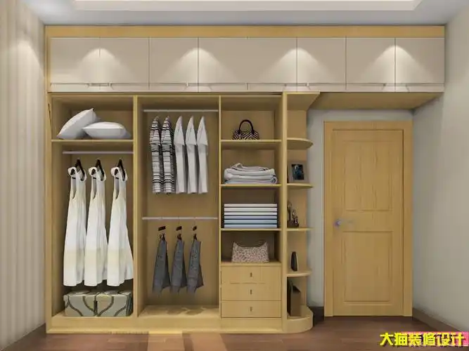 衣柜衣帽间装修效果图 卧室客厅家具设计效果图 室内家庭装潢图片