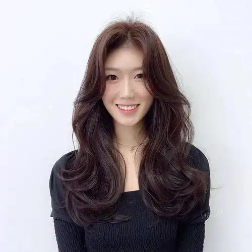 发型欣赏网红大波浪卷