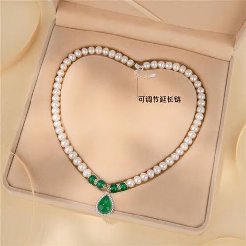 益福顺妈妈珍珠项链50岁生日礼物实用配给妈妈配婆婆妈妈款首饰礼品