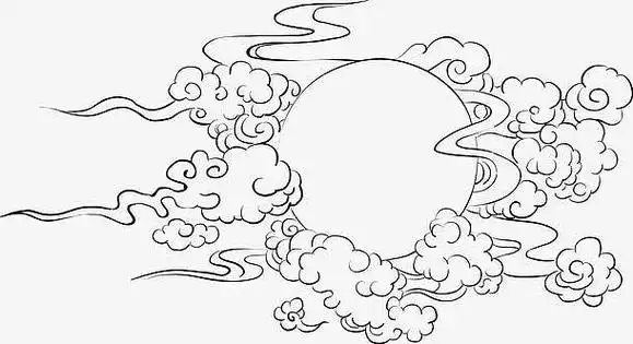 中国风祥云素材矢量图