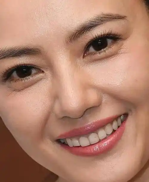 原创高圆圆演员近距离颜值状态高清修复图