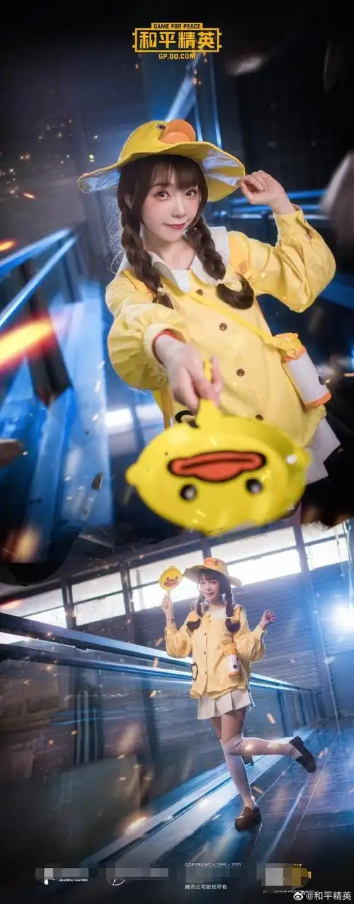 和平精英:官方公布最新cos写真,awm女性角色神还原!