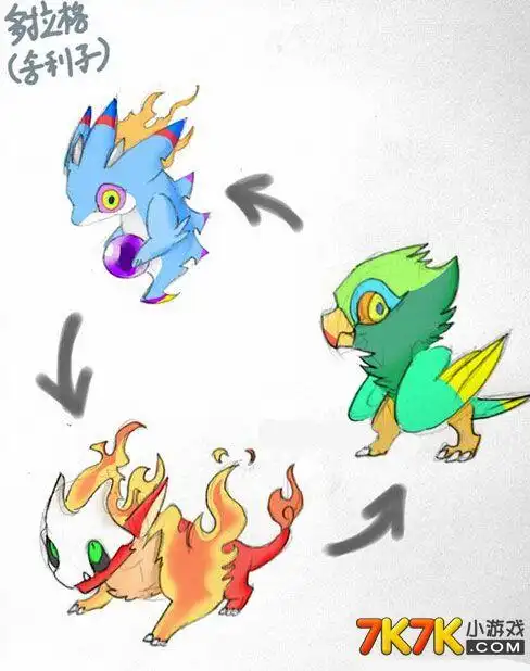 约瑟传说自创精灵 三主宠