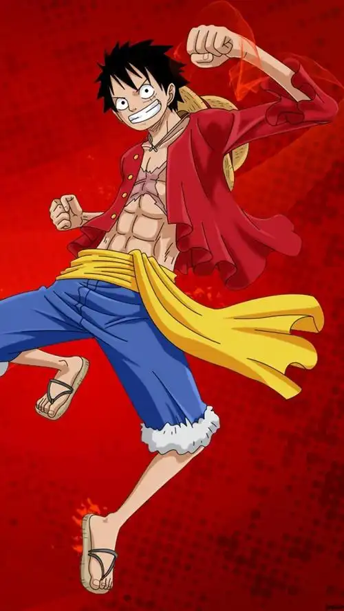经典动漫海贼王酷炫路飞角色