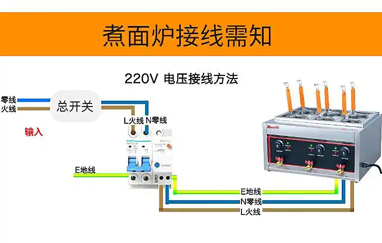 多功能四六头台式煮面炉时光旧巷商用立式煮面机煮面桶汤粉炉电热麻辣