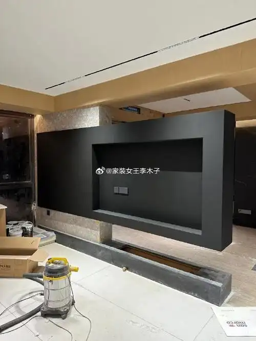 【好设计共分享】让空间视野更开阔的悬空电视背景墙设计,时尚高级