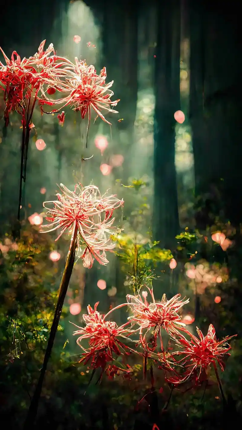 手机壁纸 #曼珠沙华彼岸花 #彼岸花 彼岸花开开彼岸,断肠 - 兑趑