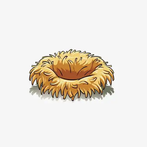 燕子窝卡通鸟窝矢量图下载