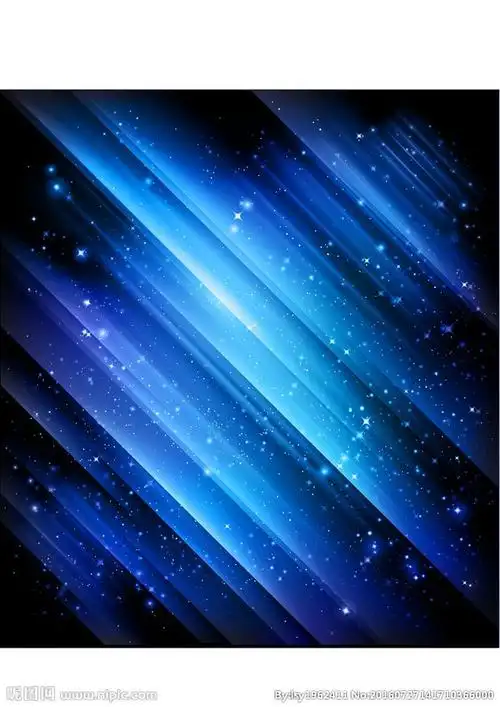 蓝色炫彩