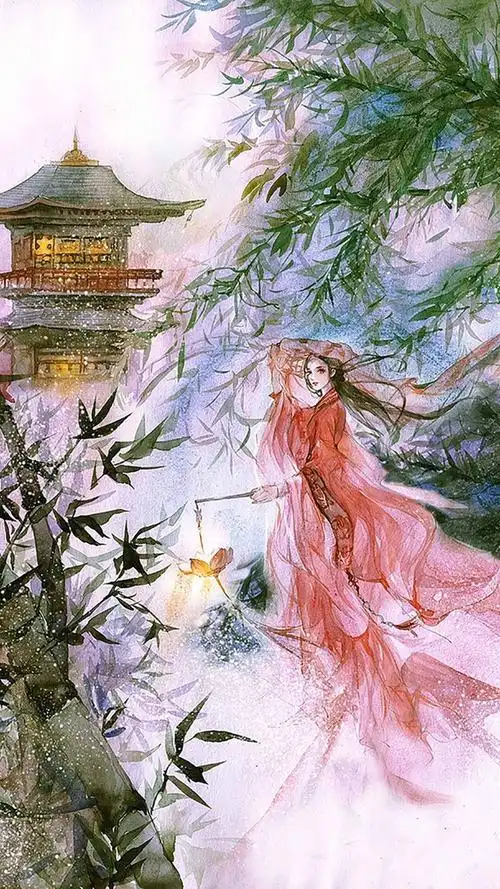 古风,插画,复古,古装美女,唯美意境,古风,插画,复古,古装,唯美,手机
