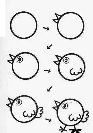 儿童画画简单又漂亮简笔画(30秒教孩子学会画画)(19)