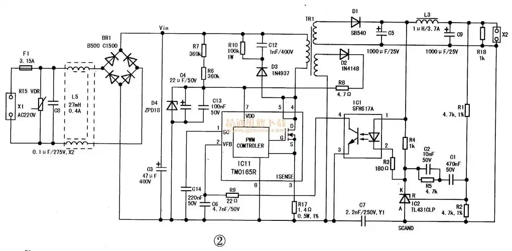 液晶电视易损集成电路----tm0xxxr,tny277