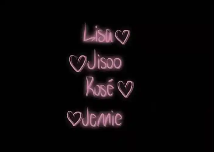 blackpink黑底粉字 - 高清图片,堆糖,美图壁纸兴趣社区